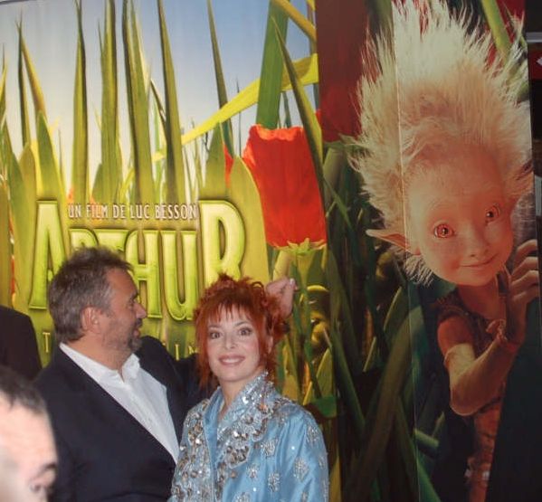 Luc Besson et Mylène Farmer - Avant-première Arthur et les Minimoys - 27 novembre 2006