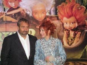 Luc Besson et Mylène Farmer - Avant-première Arthur et les Minimoys - 27 novembre 2006