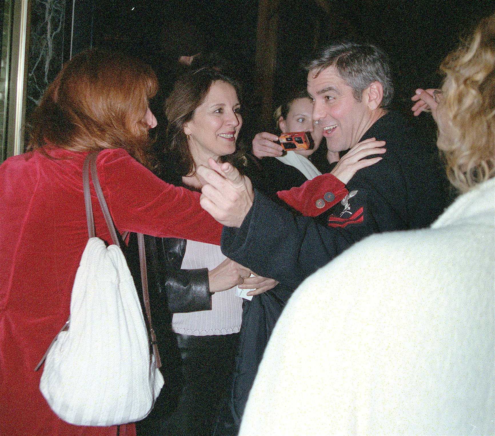 Mylène Farmer et George Clooney - Avant première Confessions of a dangerous mind - 02 décembre 2002