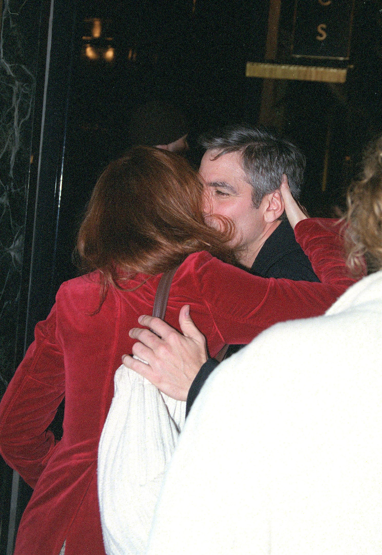 Mylène Farmer et George Clooney - Avant première Confessions of a dangerous mind - 02 décembre 2002