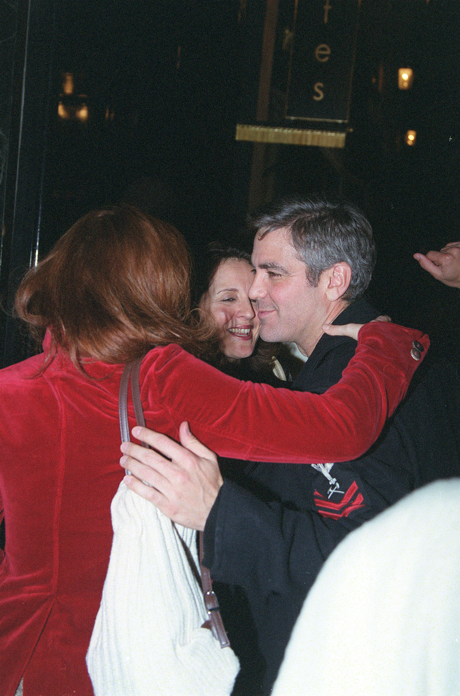 Mylène Farmer et George Clooney - Avant première Confessions of a dangerous mind - 02 décembre 2002