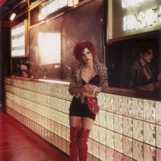 Mylène Farmer - Tournage du clip California - Photographe : Marianne Rosenstiehl