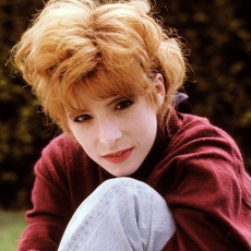 Mylène Farmer - Tournage du clip Libertine - Photographe : Bernard Leloup - 1986