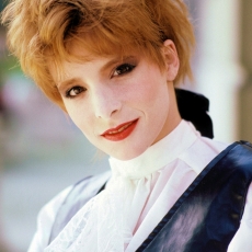 Mylène Farmer - Tournage du clip Libertine - Photographe : Bernard Leloup