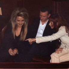 Nathalie Rheims et Mylène Farmer Défilé Franck Sorbier 25 janvier 2007