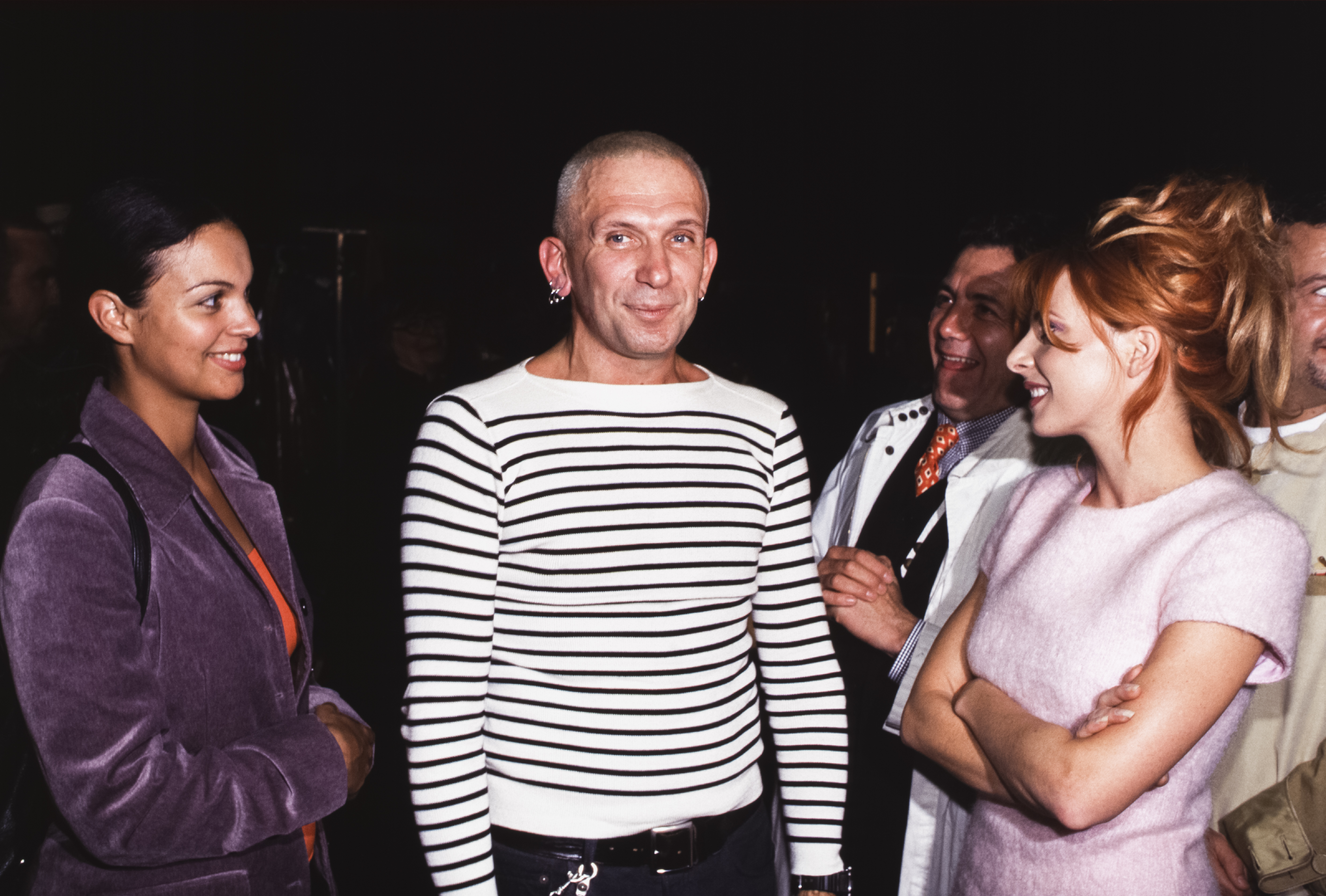 Isabelle Giordano, Jean-Paul Gaultier et Mylène Farmer en 1995