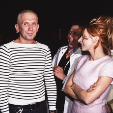 Isabelle Giordano, Jean-Paul Gaultier et Mylène Farmer en 1995