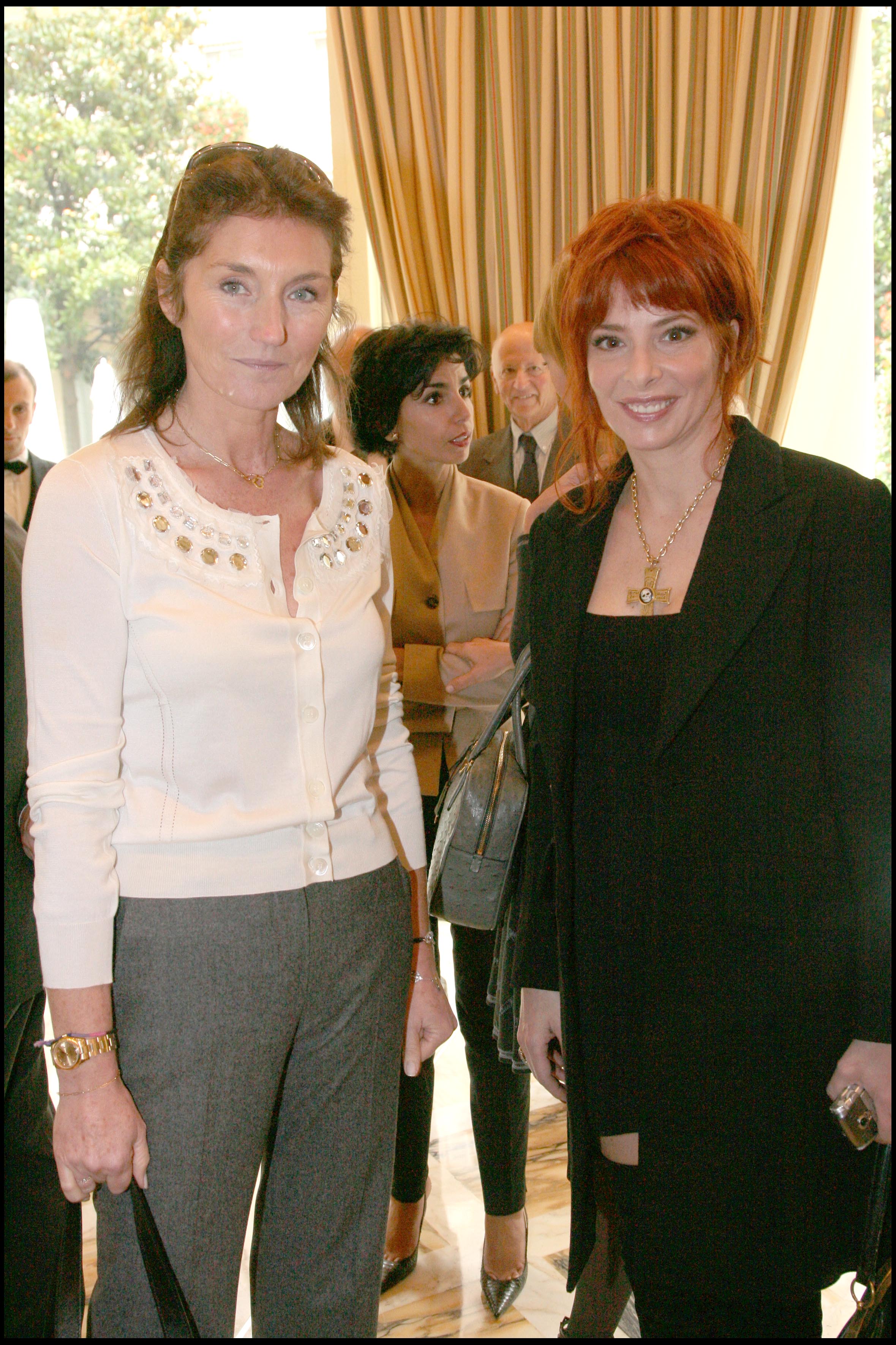 Cécilia Sarkozy et Mylène Farmer - Elysée - 01er octobre 2007