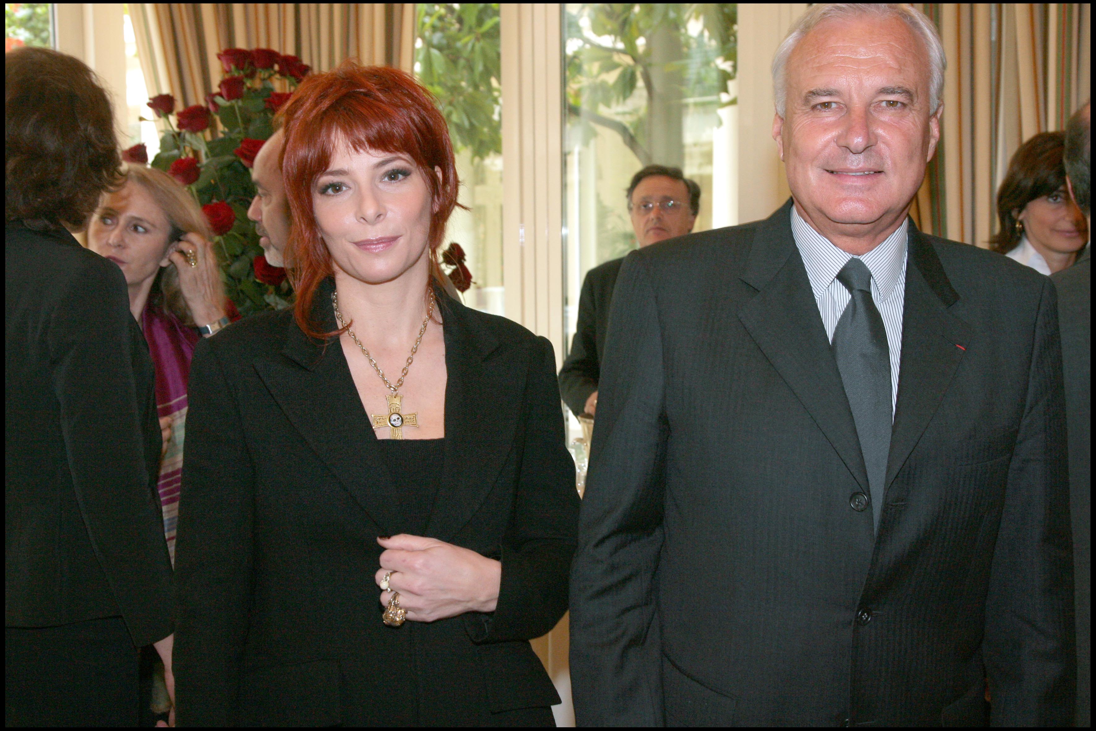 Mylène Farmer et Bernard Fornas - Elysée - 01er octobre 2007