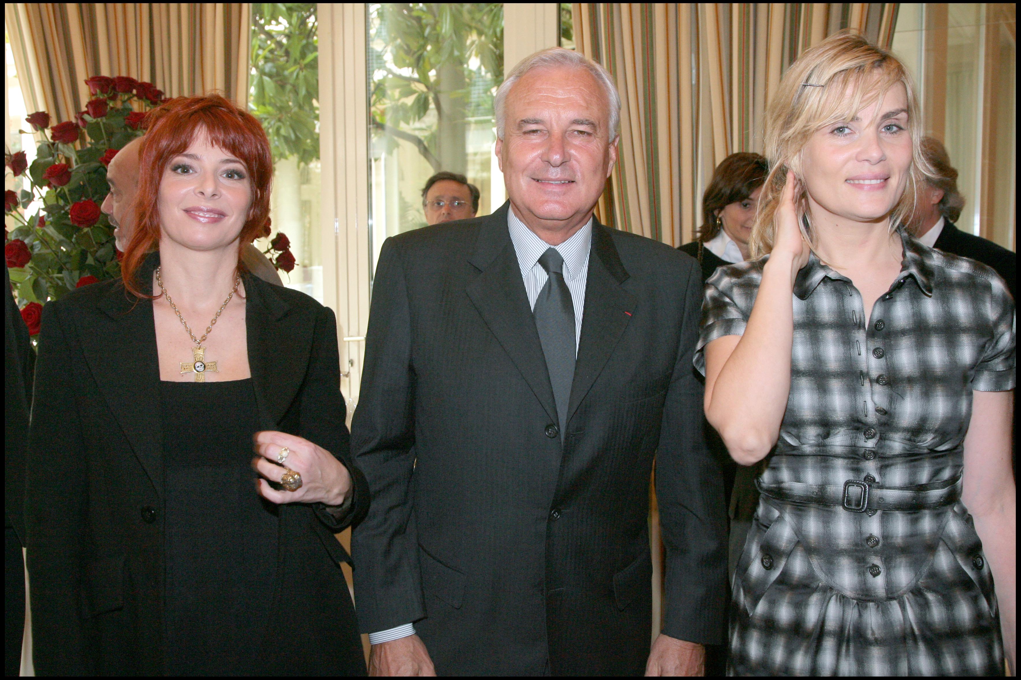 Mylène Farmer, Bernard Fornas et Emmanuelle Seigner - Elysée - 01er octobre 2007
