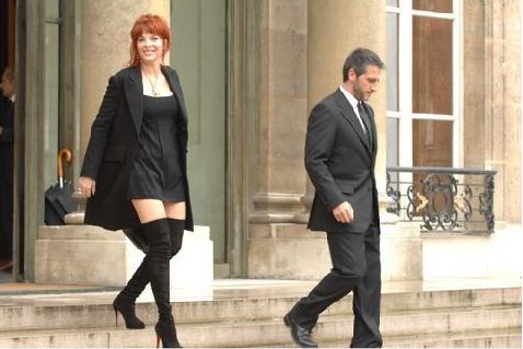 Mylène Farmer et Benoît Di Sabatino - Elysée - 01er octobre 2007