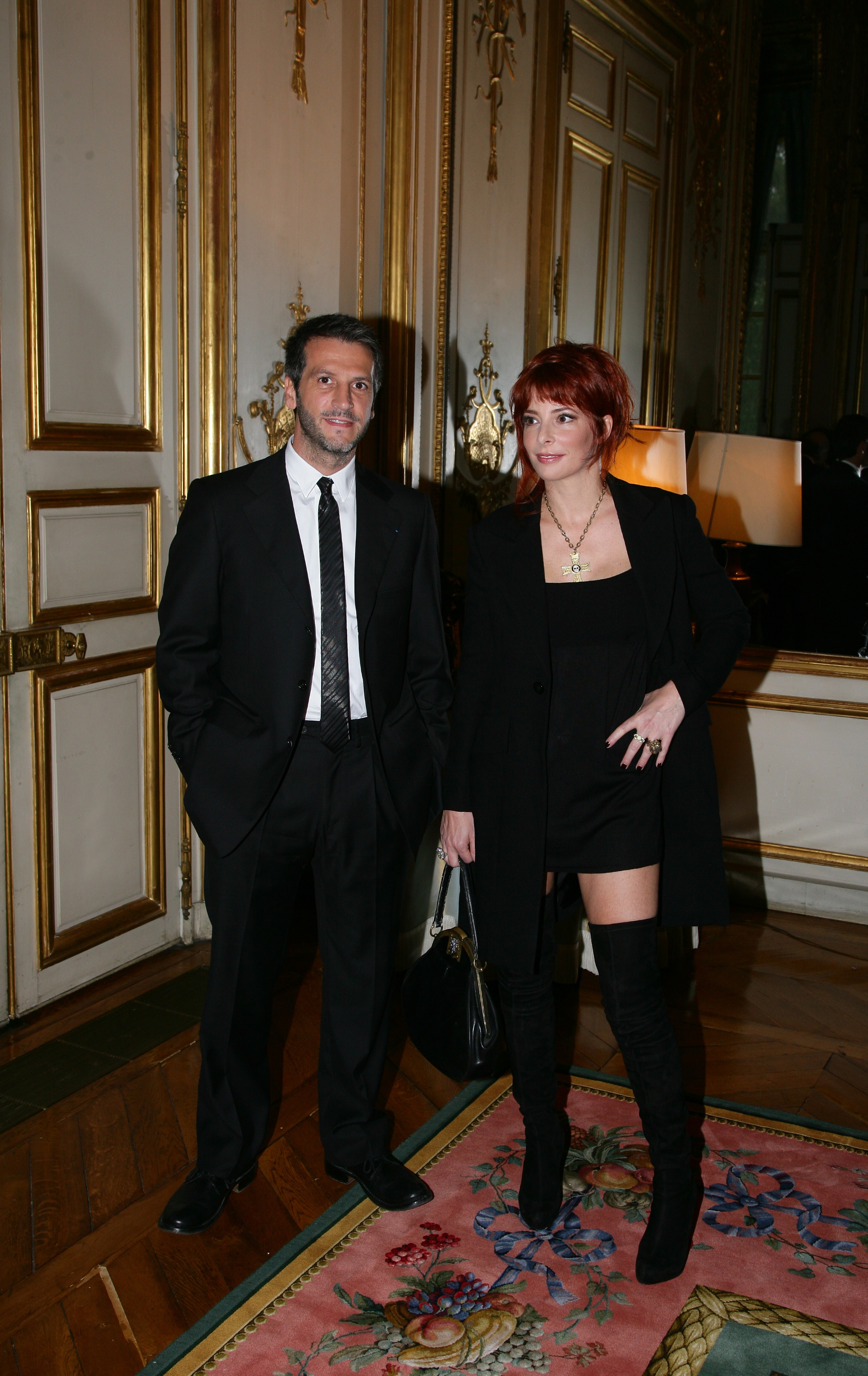 Benoît Di Sabatino et Mylène Farmer - Elysée - 01er octobre 2007