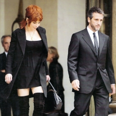 Mylène Farmer et Benoît Di Sabatino - Elysée - 01er octobre 2007