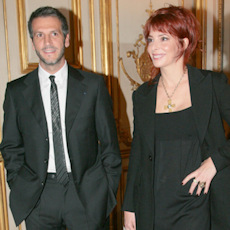 Benoît Di Sabatino et Mylène Farmer - Elysée - 01er octobre 2007