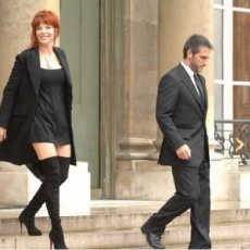 Mylène Farmer et Benoît Di Sabatino - Elysée - 01er octobre 2007