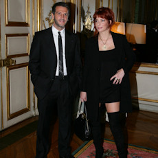 Benoît Di Sabatino et Mylène Farmer - Elysée - 01er octobre 2007