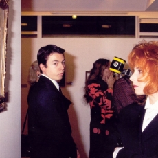 Mylène Farmer - Exposition Alain Delon - 1990