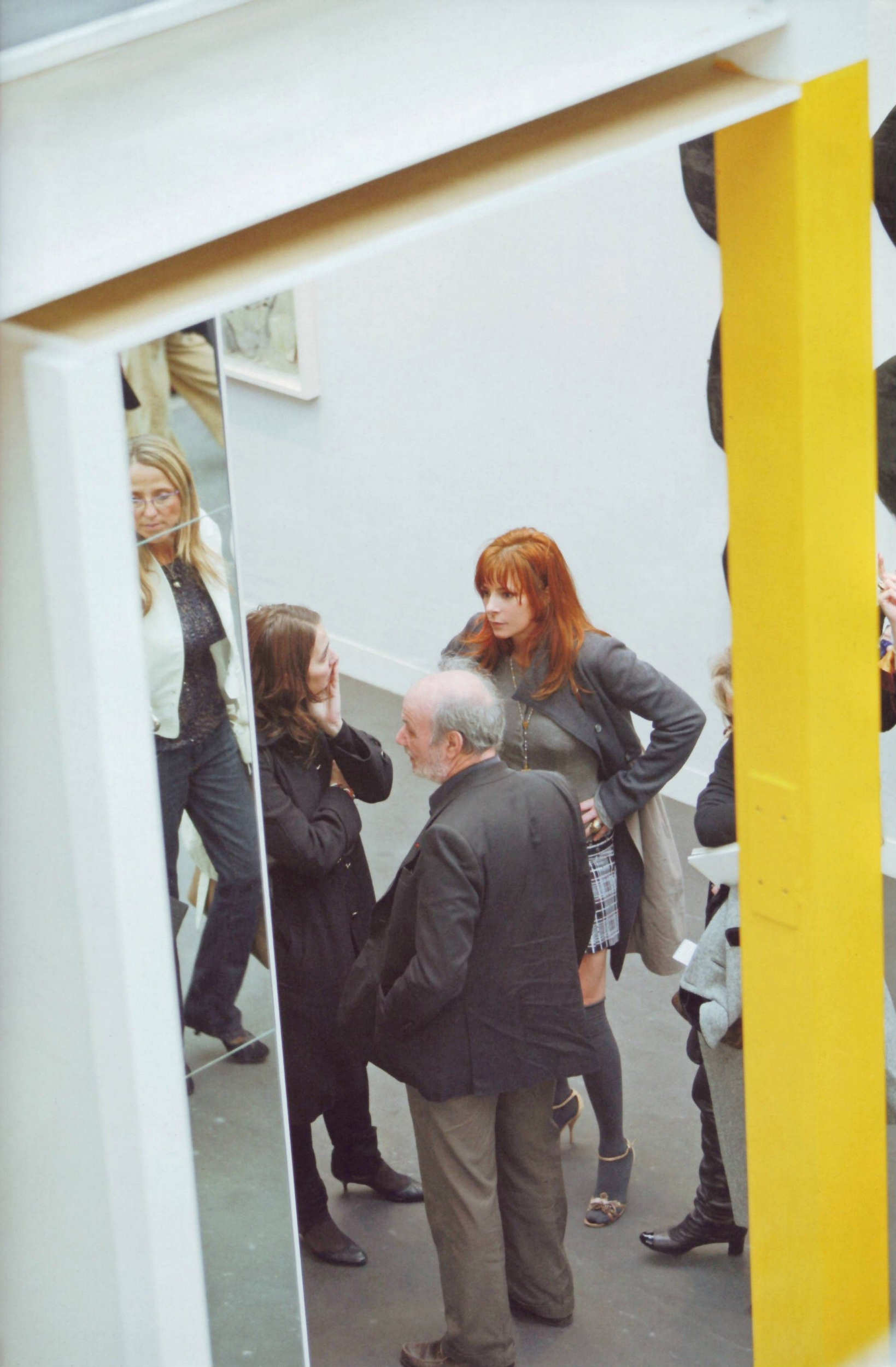 Mylène Farmer et Claude Berri - Fiac - Octobre 2006