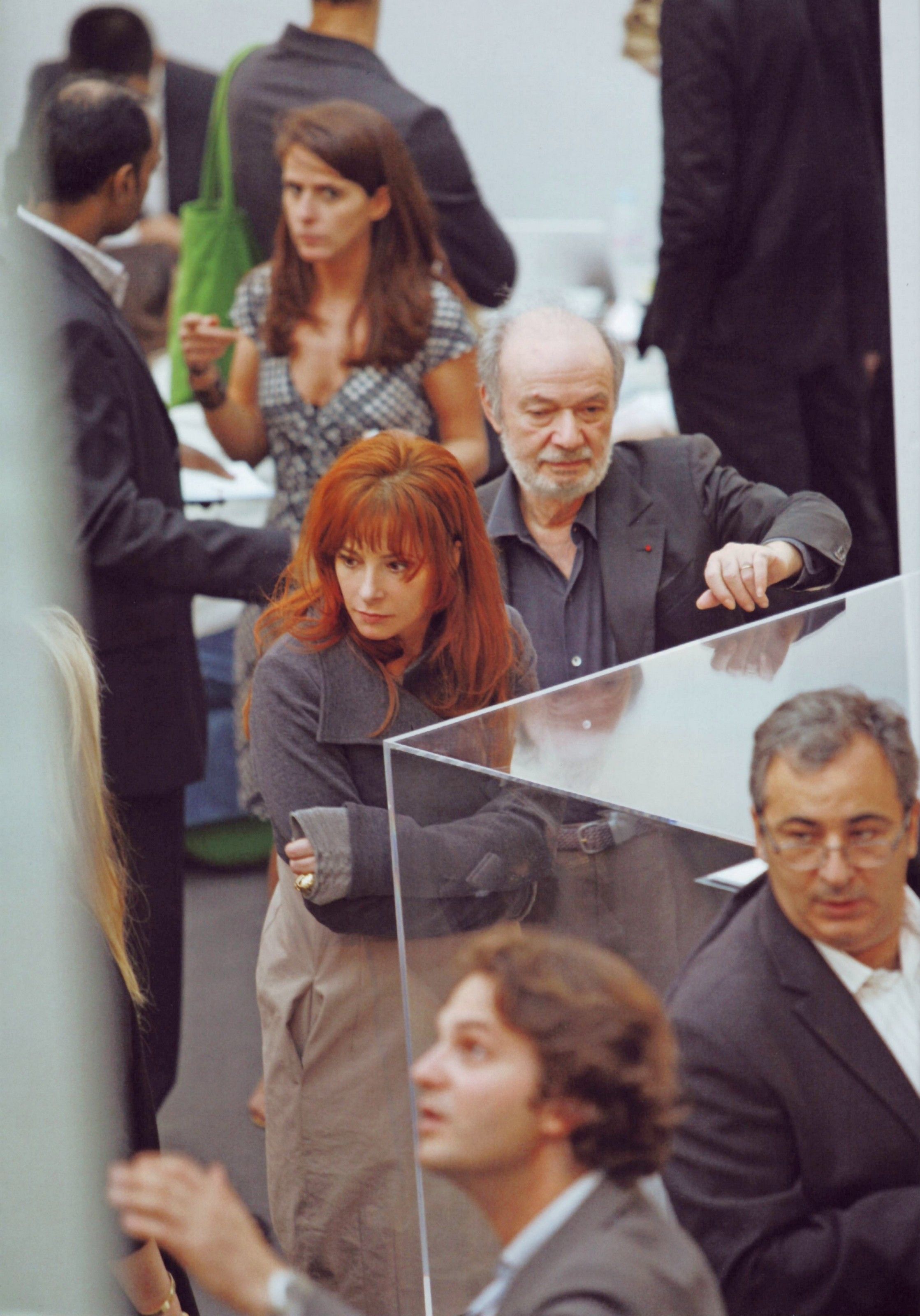 Mylène Farmer et Claude Berri - Fiac - Octobre 2006