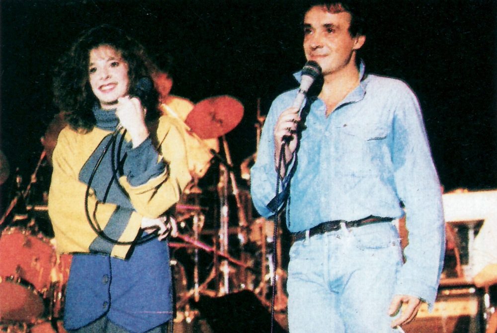 Mylène Farmer et Michel Sardou le 6 octobre 1984