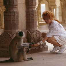 Mylène Farmer - Inde - Photographe Marianne Rosenstiehl - Juin 1989