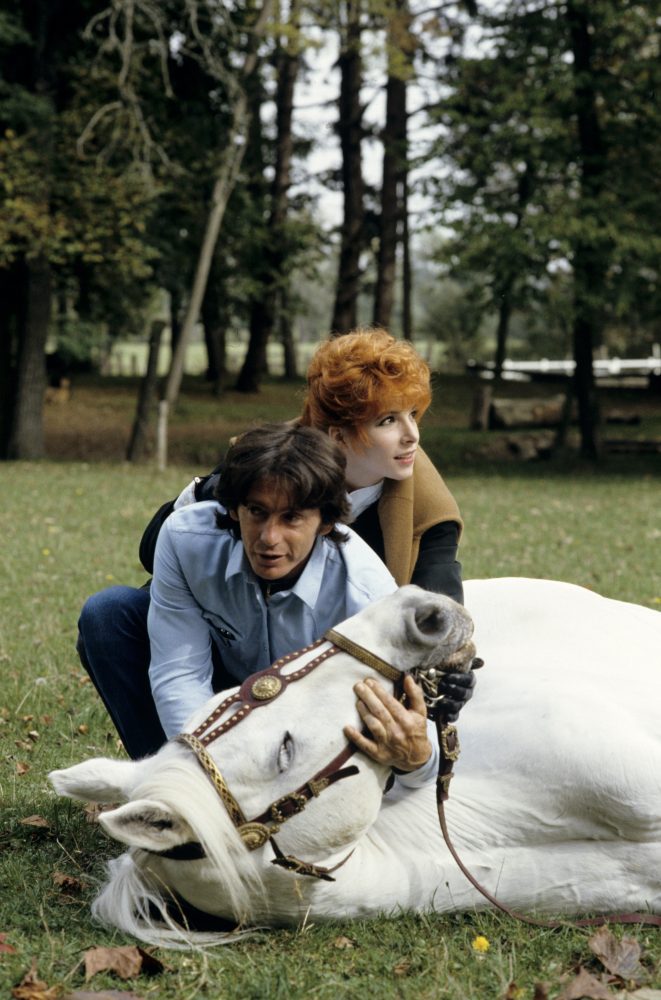 Mylène Farmer and Mario Luraschi - Photographer: Dominique Doumax - September 1988