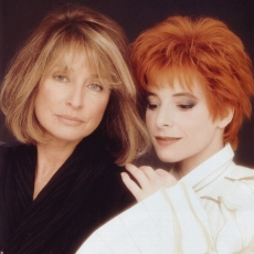 Danièle Thompson et Mylène Farmer - Photographe Marianne Rosenstiehl - Avril 1991