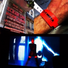 Mylène Farmer - Projection concert Stade de France - Olympia - 18 juillet 2014 - Photo : @Scissorisback