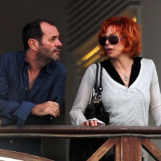 Mylene Farmer Shops In St. Bart