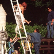 Mylène Farmer - Tournage publicité Mylenium Tour - Mai 1999