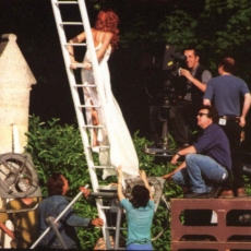 Mylène Farmer - Tournage publicité Mylenium Tour - Mai 1999