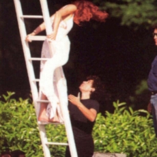 Mylène Farmer - Tournage publicité Mylenium Tour - Mai 1999