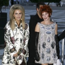 Nathalie Rheims et Mylène Farmer Venise 08 juin 2007