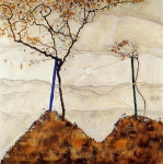Egon Schiele - Arbre d'automne dans le vent
