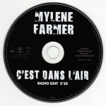 Mylène Farmer C'est dans l'air CD Promo Monotitre