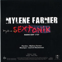 Mylène Farmer Single Sextonik CD Promo Monotitre