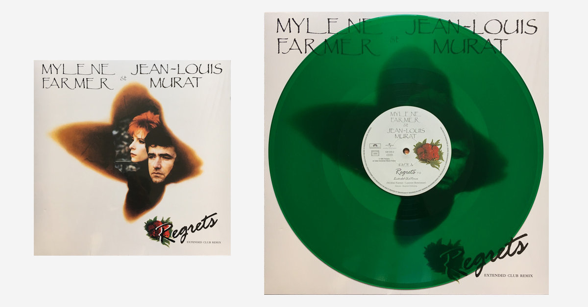 Mylène Farmer Maxi 45 Tours Regrets Collector Vert 2019