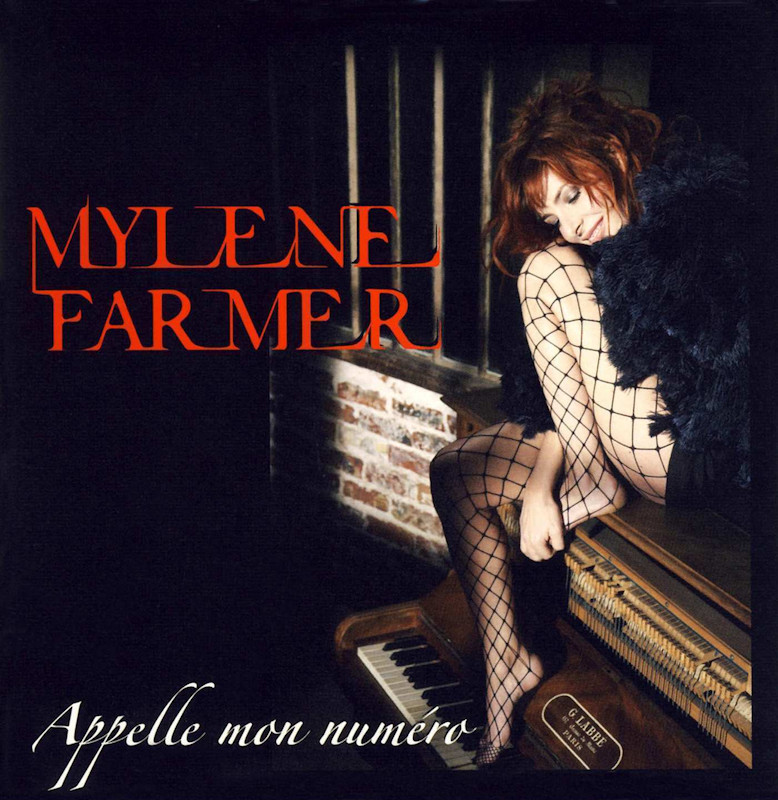 Mylène Farmer - Pochette single Appelle mon numéro