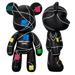 Art Toy Monkey Me Everglade Black