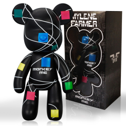 Mylène Farmer Monkey Me Art Toy Everglade Black