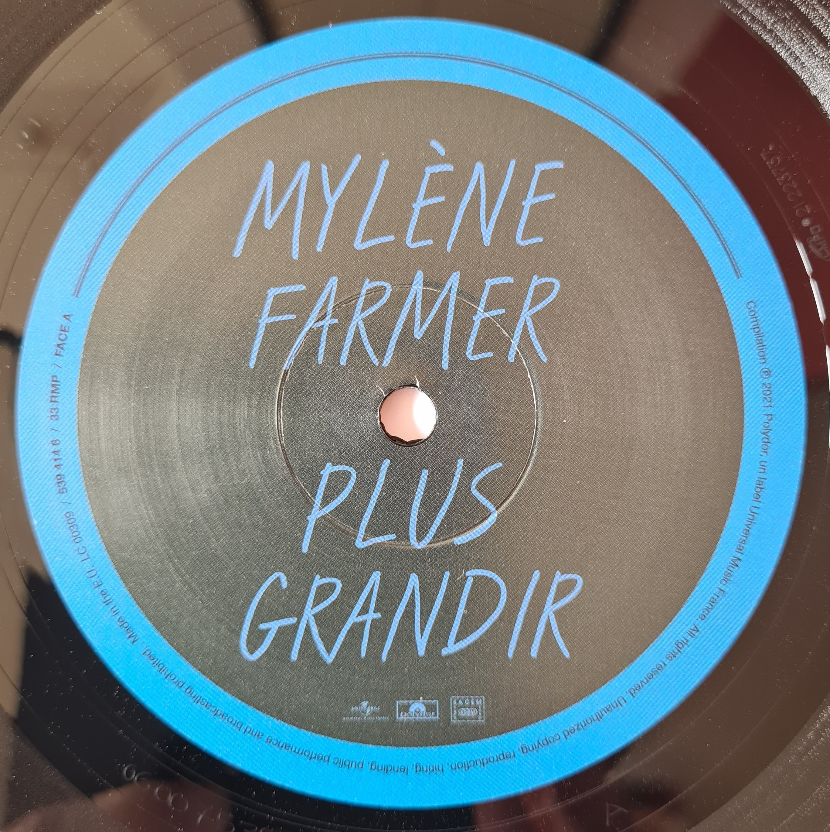 Mylene Farmer Album double 33Tours vinyles Plus Grandir Exclusivité Vinyle  couleur blanc