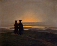 Caspar Friedrich - Sonnenuntergang (1830)