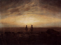 Caspar Friedrich - Two Men by the Sea - 1817