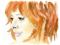 Dessin de Mylène Farmer par CeGe45