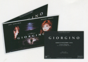 Giorgino - Invitation Projection de presse