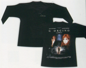 Giorgino - T-Shirt Noir Affiche Manches Longues