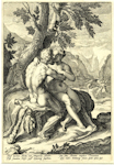 Hendrik Goltzius - The loves of the gods - Hercules and Deianeira