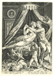 Hendrik Goltzius - The loves of the gods - Mars and Venus