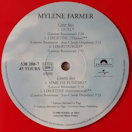 Mylène Farmer & Libertine Maxi 45 Tours Bande Originale Clip Collector Rouge 2018