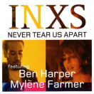 INXS featuring Ben Harper Mylène Farmer Never tear us apart CD Promo